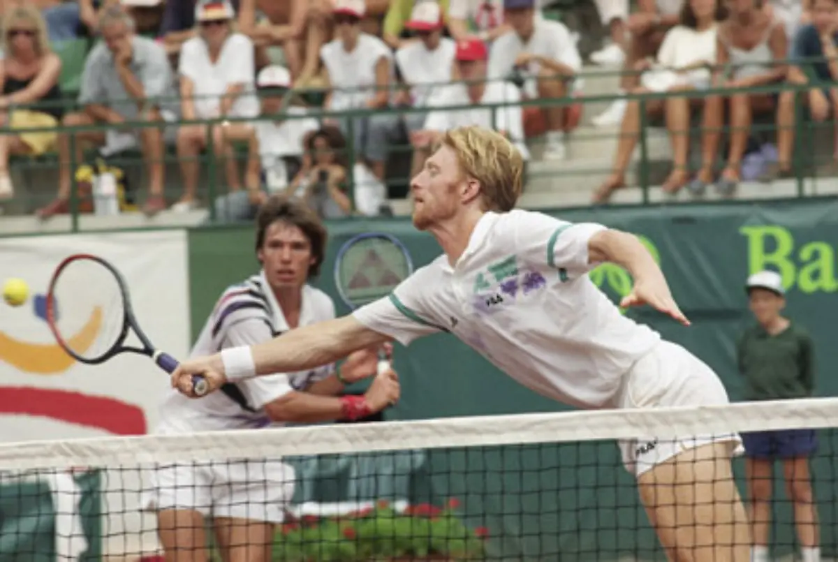 Tennis-ist-das-Musterbeispiel-eines-Comebacks-1896-bis-1924-ist-es-dabei-dann-erst-wieder-ab-1988-Zum-Glueck-Boris-Becker-r-und-Michael-Stich-schaffen-1992-den-Doppel-Titel