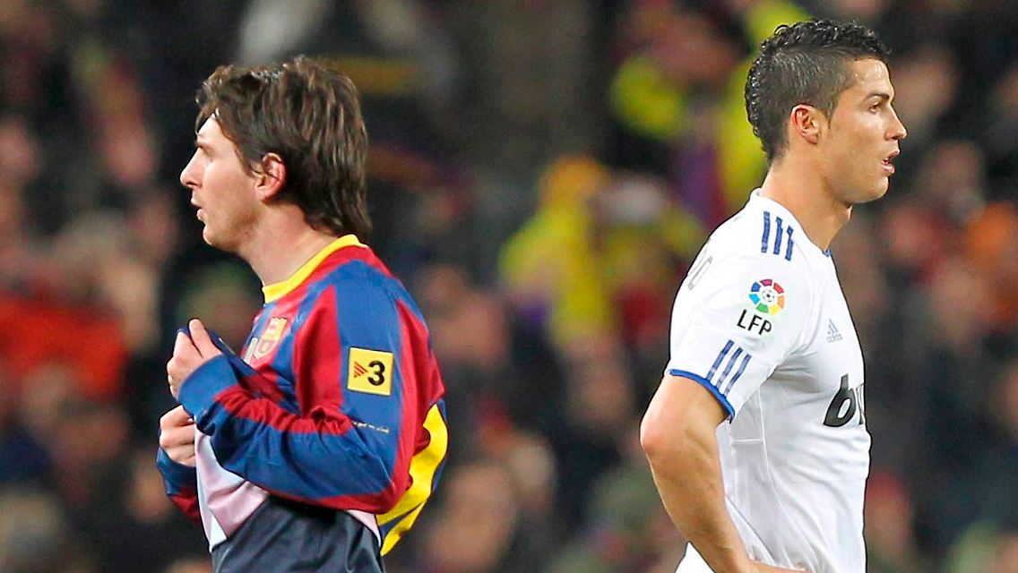 Der Klassiker: Cristiano Ronaldo gegen Lionel Messi, Real Madrid gegen den FC Barcelona.