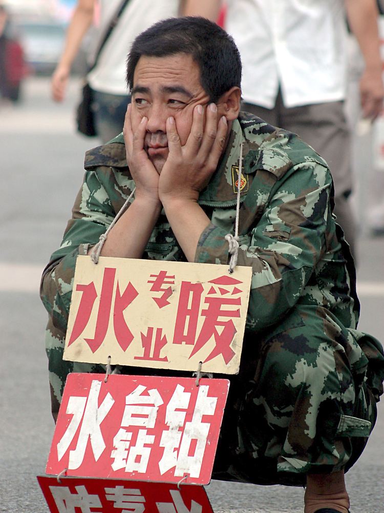 Die Unzufriedenheit der Menschen in China wächst.