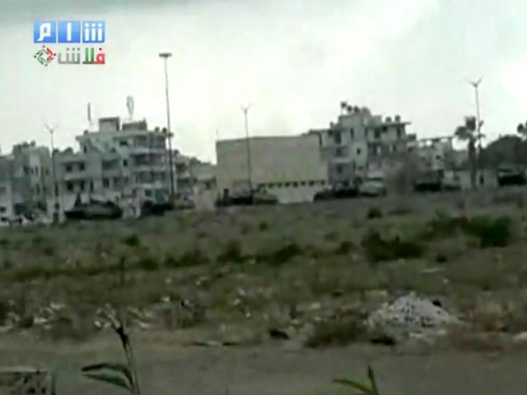 Panzer nahe Latakia.