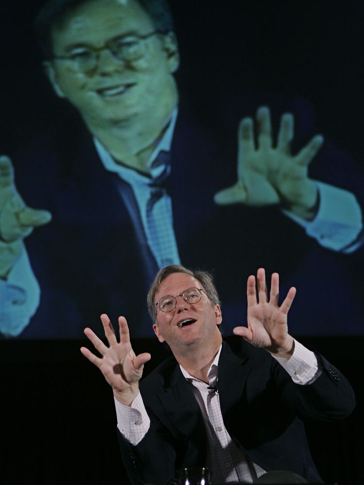 Eric Schmidt ist ein Mann mit Visionen.
