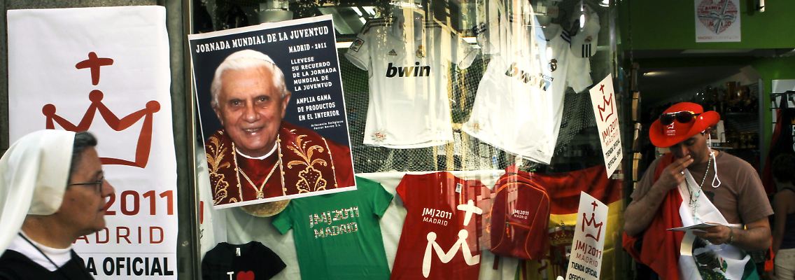 Benedikt Superstar: Die Teilnehmer des Weltjugendtages fiebern der Ankunft des Papstes entgegen.