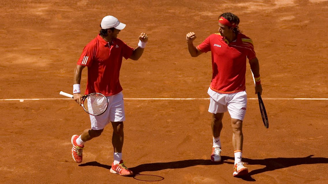 Einfach besser: Feliciano Lopez (r.) und Fernando Verdasco siegten verdient.