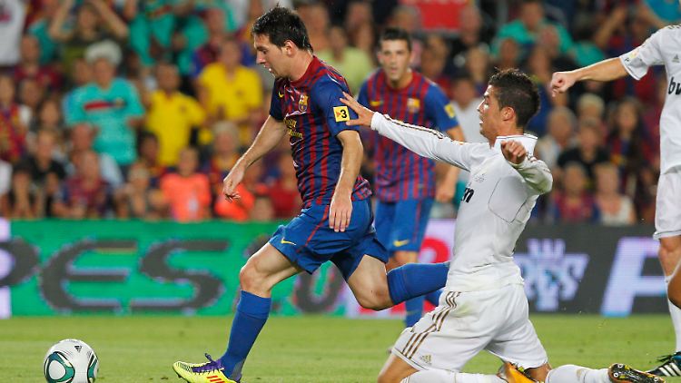 Auch für Cristiano Ronaldo war Lionel Messi (links) eine Nummer zu groß.