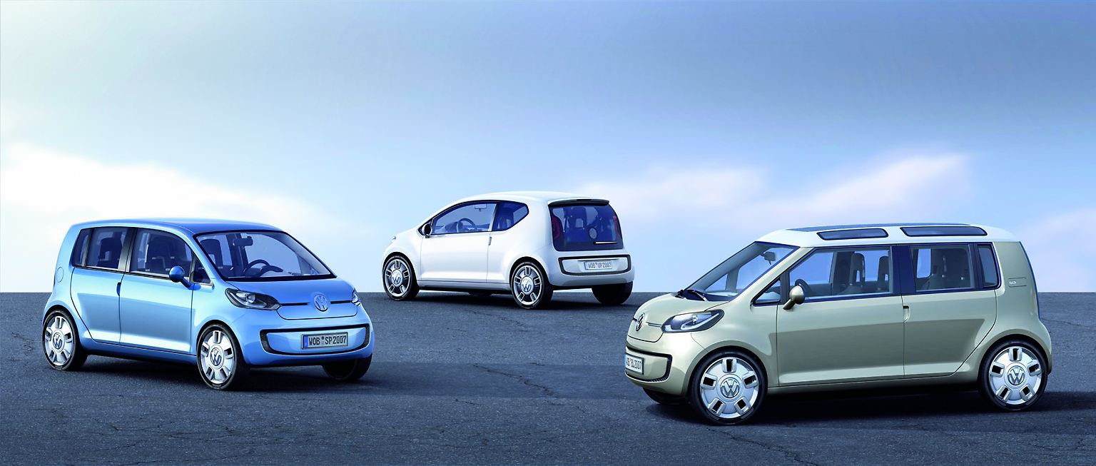 Die große Nummer in diesem Jahr spielen auf der Internationalen Automobilausstellung (IAA) die Kleinen. Im Fokus stehen zum Beispiel gleich drei Varianten des Stadtflitzers von VW, genannt Up.