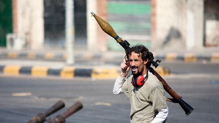 Kämpfer der Rebellen in Sabratha, 75 Kilometer westlich von Tripolis.
