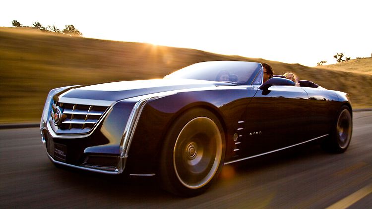 Mit dem Cadillac Ciel geht es nicht nur stilvoll über den Pacific Coast Highway.