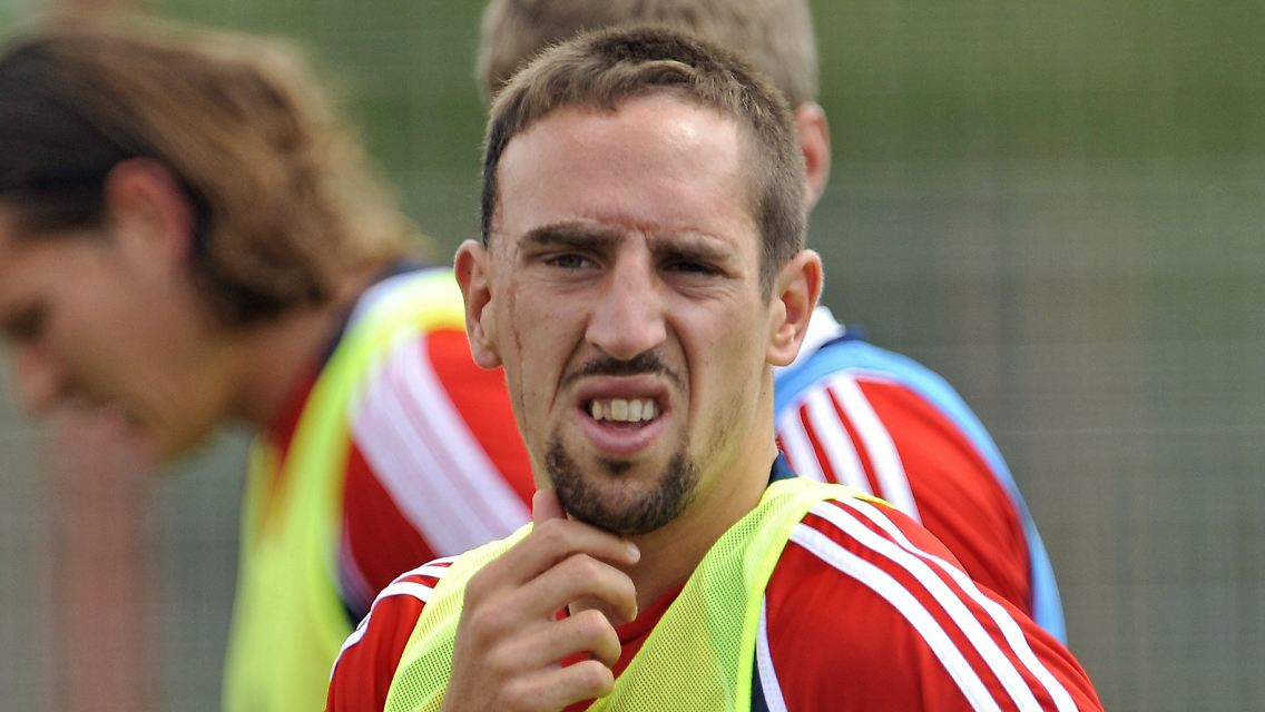 Irgendwie missmutig: Franck Ribéry.