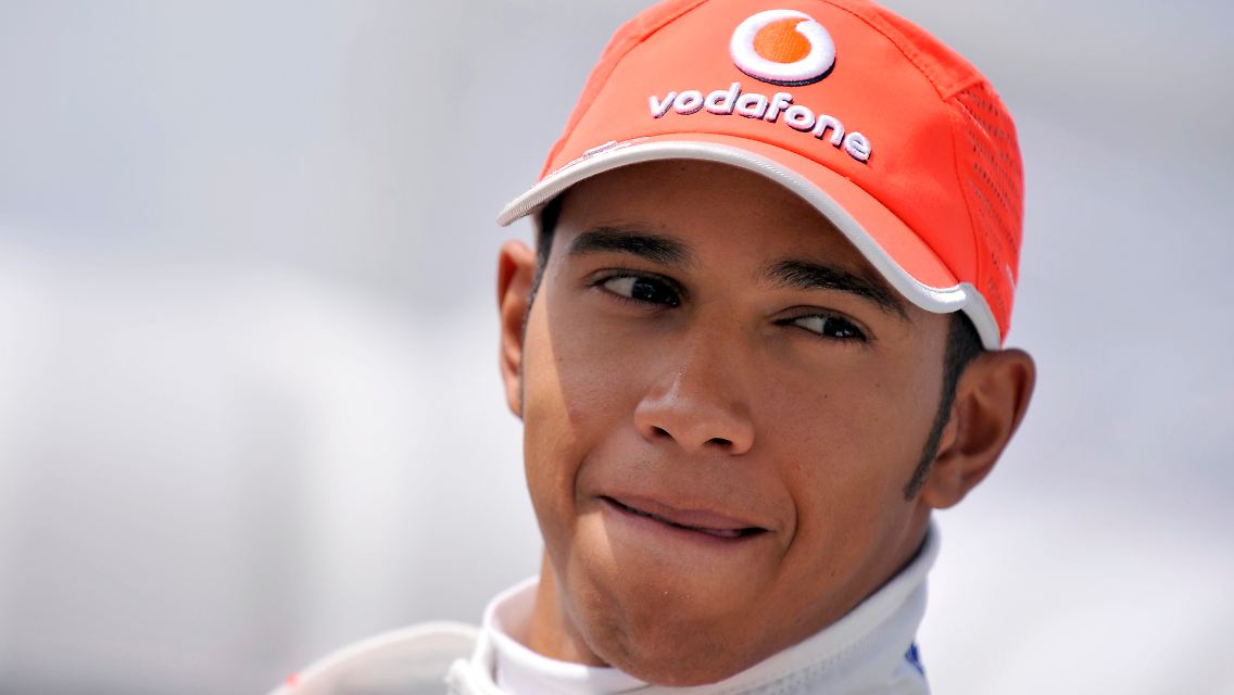 Hinterher statt vorneweg: Lewis Hamilton.