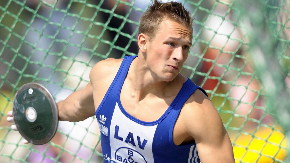 Fuß in Gips: Michael Schrader.