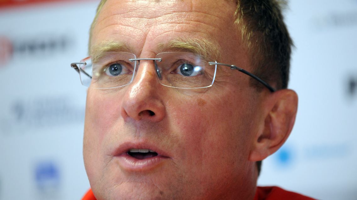 Bei seinem kranken Vater: Ralf Rangnick.