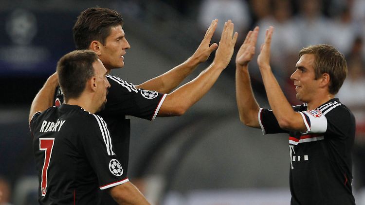 Mario Gomez erzielte das frühe Tor, das Kapitän Philipp Lahm gefordert hatte.