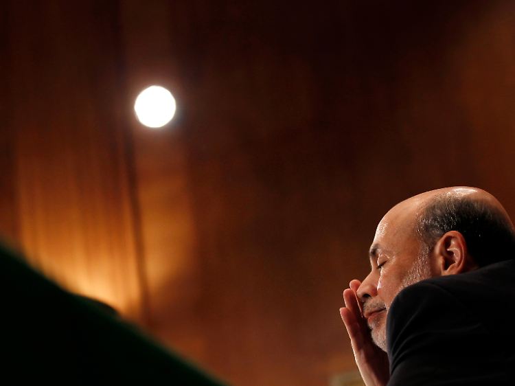 Könnte Berge, frische Luft und Ruhe gebrauchen: Als Chefnotenbanker hat Bernanke die USA an weitere zwei Jahre Niedrigzins gebunden.