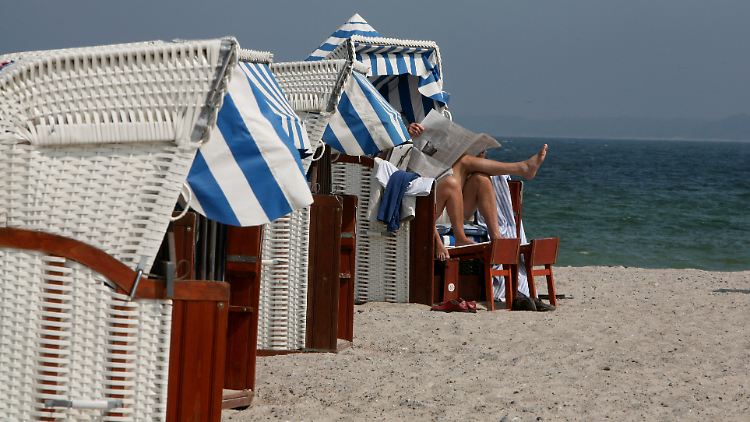 Im Strandkorb an der Ostsee - was könnte schöner sein?