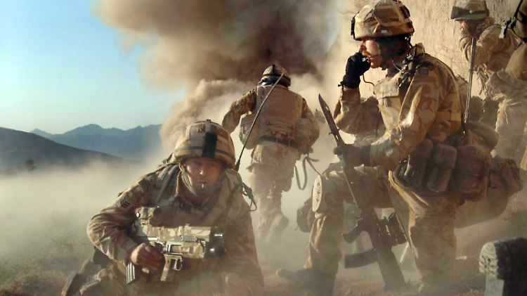 Britische Soldaten bei einem Einsatz in Afghanistan.