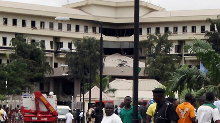 Das Gebäude der Vereinten Nationen in Abuja.