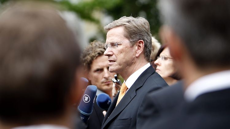 In die Enge getrieben: Außenminister Guido Westerwelle.