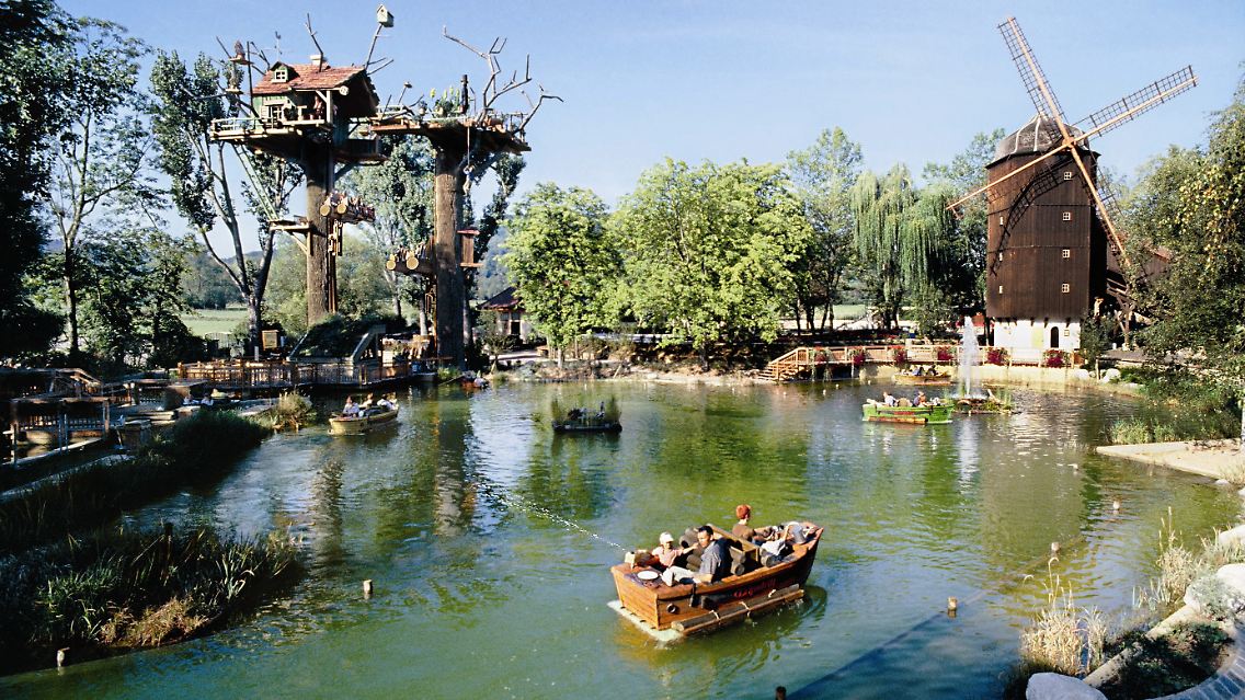 Mühlental rund um die Altweibermühle im Erlebnispark Tripsdrill