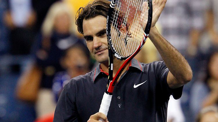 "Es kommt nur darauf an, durchzukommen" sagte Federer nach seinem Sieg.