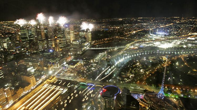 Melbourne ist urbane Metropole, ...