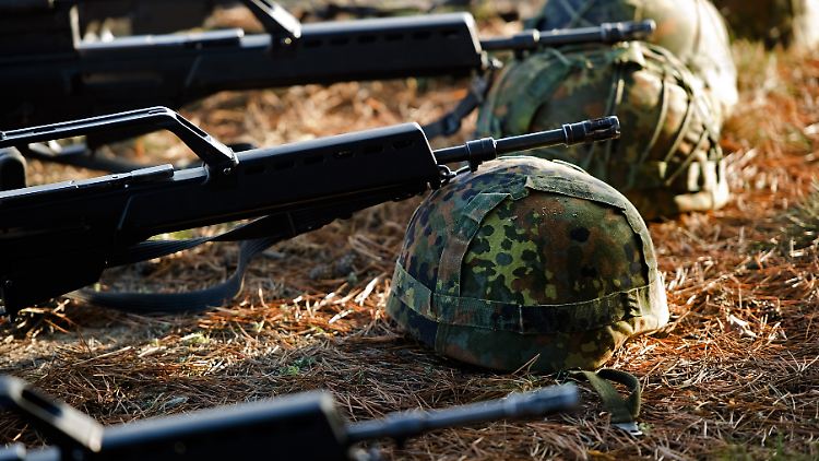 G36-Sturmgewehre bei der Bundeswehr.