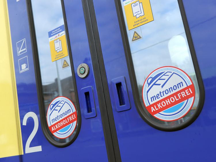 Das Vorbild für den HVV: In den Zügen der Metronom herrscht schon lange Alkoholverbot.