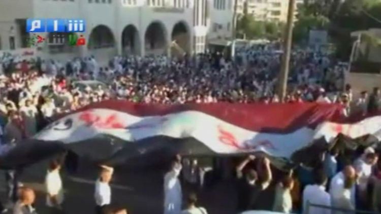 Trotz der Repressionen reißen die Proteste gegen Assad nicht ab.