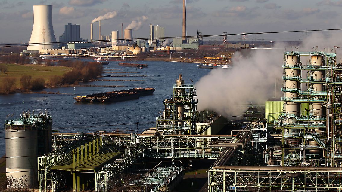 ThyssenKrupp Stahlwerk in Duisburg.