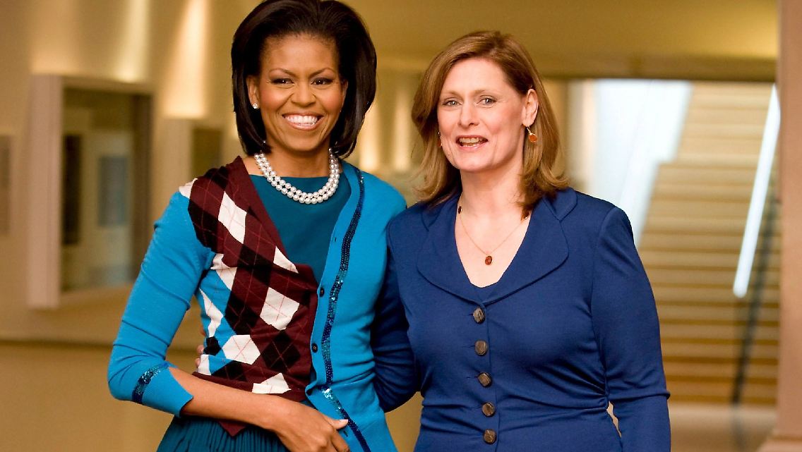 Sarah mit Michelle.
