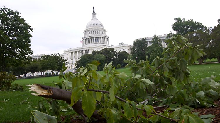 Washington nach dem Hurrikan Ende August.