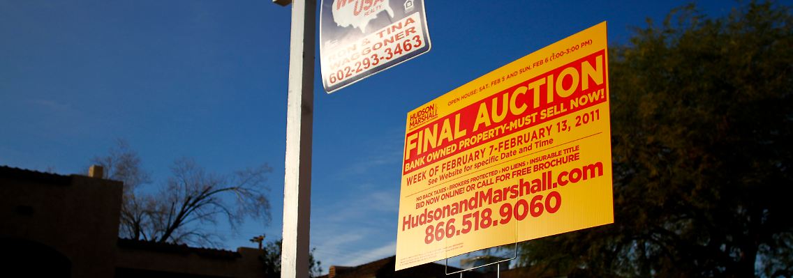 Ein Dilemma auf dem Hoch des Immobilienbooms in den USA: Falsche Angaben über die Kreditwürdigkeit der Schuldner.