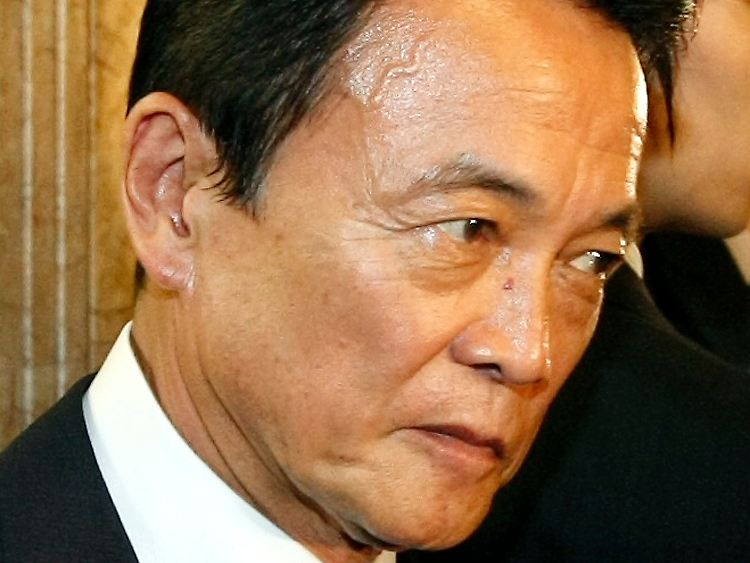Taro Aso.