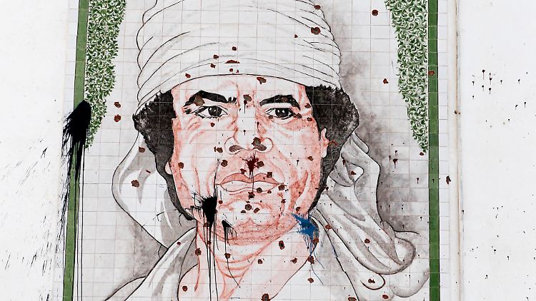 Gaddafi hat nicht mehr so viel Unterstützung in seinem Land.