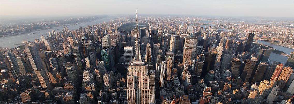 Blick über Manhattan: Reicht die Kraft?