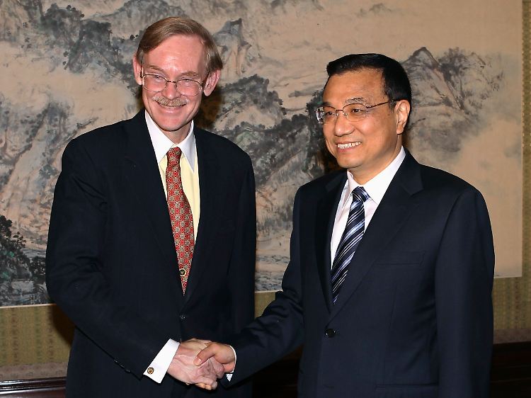 Zoellick mit chinas Vizepremier Li Keqiang.