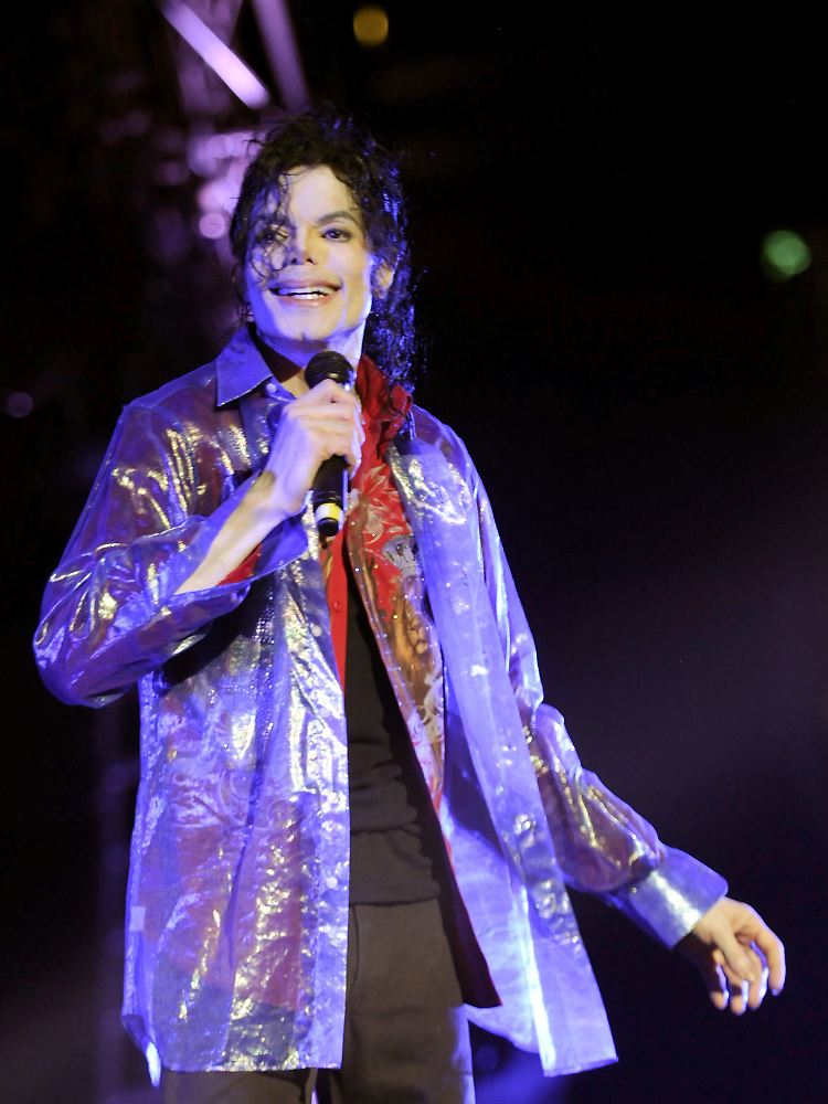 Jackson am 23. Juni 2009 im Staples Center in Los Angeles bei den Proben zu seinen geplanten Konzerten in London.