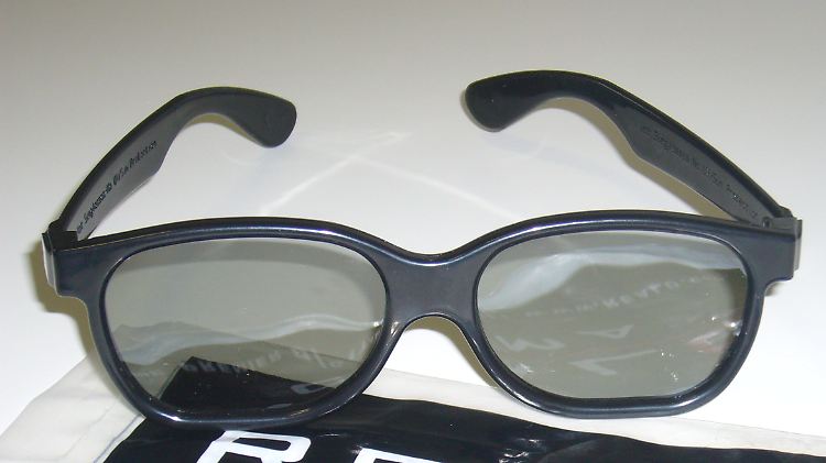 Eine Polarisationsbrille.