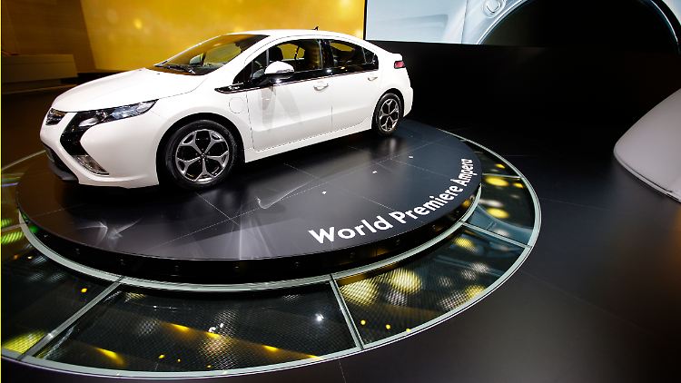 Weltpremiere im März 2011: Der Opel "Ampera".