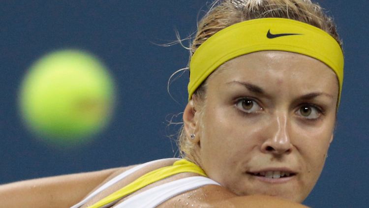 Ball im Blick, aber trotzdem raus: Sabine Lisicki.