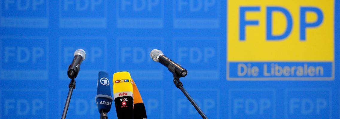 Die FDP - eine Partei gähnender Leere.