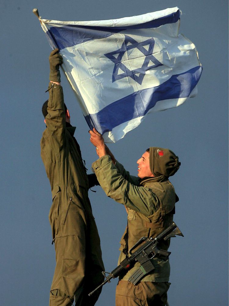 Israelische Soldaten an der Grenze zum Gaza-Streifen.