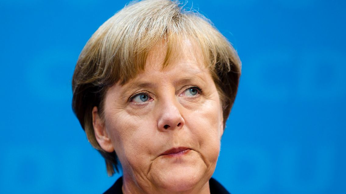 Klare Wort Angela Merkels vor der Unionsfraktion.