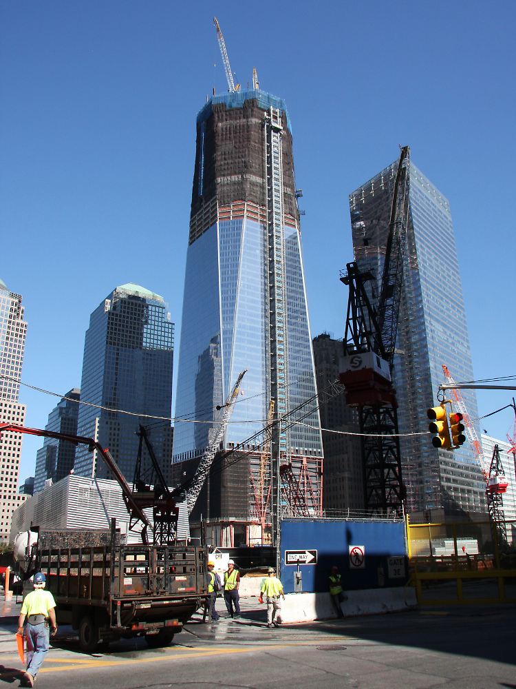 Das World Trade Center 1 soll mit gut 541 Metern einmal das höchste Gebäude der USA sein.