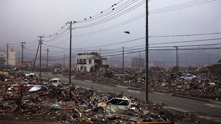 Apokalyptische Bilder: die Region um Fukushima.