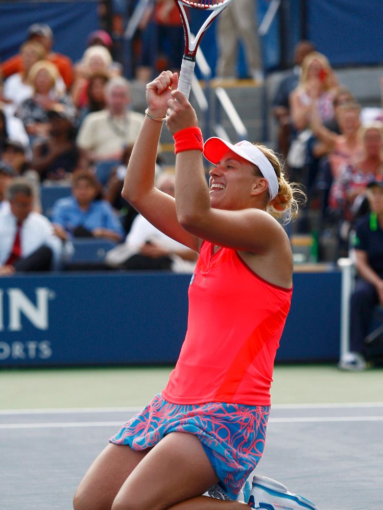 Wahnsinn bei den US Open: Angelique Kerber steht im Halbfinale des Grand-Slam-Turniers.