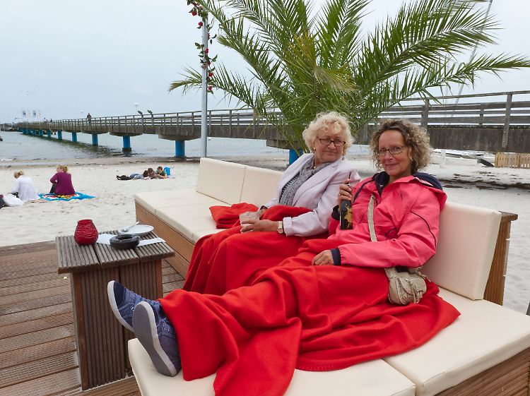 "Beach-Lounge" in Scharbeutz.
