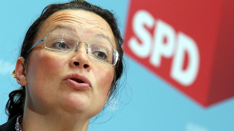 SPD-Generalsekretärin Andrea Nahles setzt 2013 auf Rot-Grün, aber noch nicht auf die Piraten.
