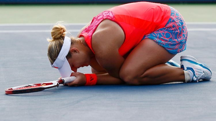 Falls Angelique Kerber bei den US Open den Finaleinzug bejubeln darf, muss sie das vor kleiner Kulisse auf dem Grandstand tun.