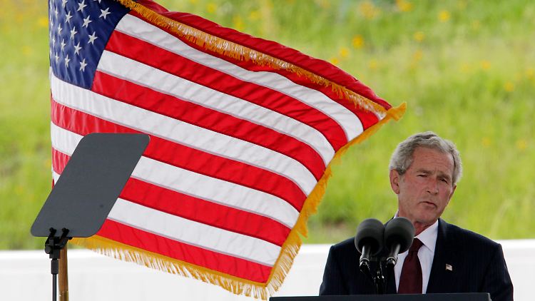 Bush erinnerte an eine Heldentat.