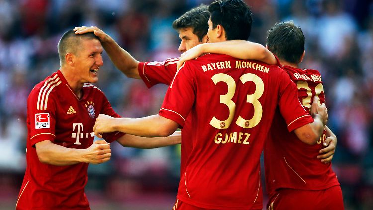 Im Torrausch: Der FC Bayern benutzte den hilflosen SC Freiburg als Sparringspartner.